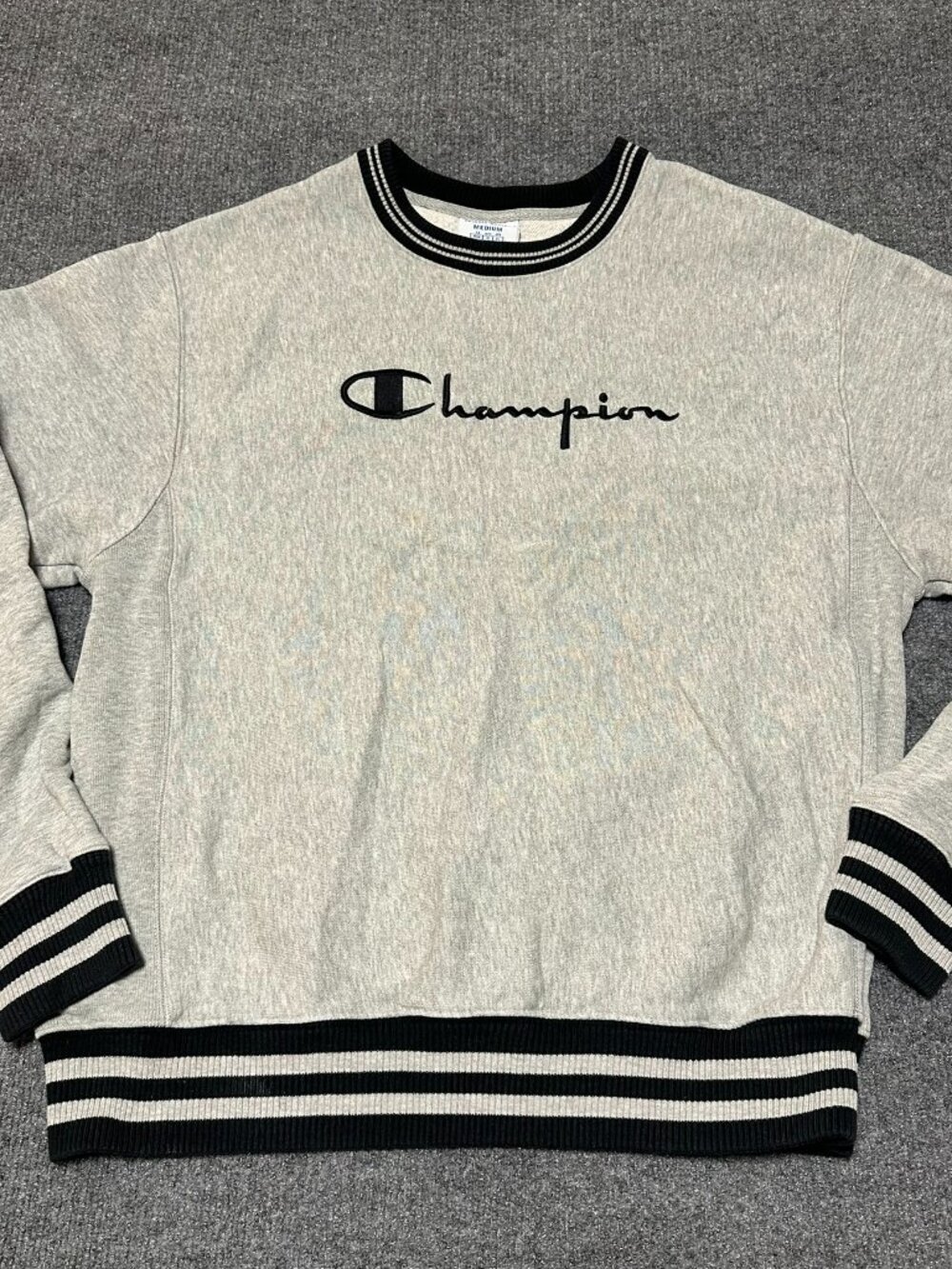 Vintage Champion Reverse Weave Sweatshirt Mens Medium M‎ Gray